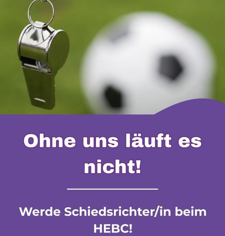 Werde Schiedsrichter*in bei unserem HEBC